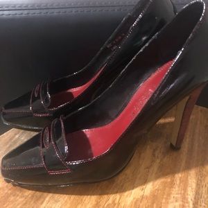 Patent leather shoes